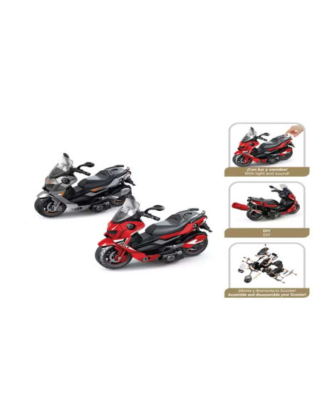 Moto Scooter Motor Planet con luz y sonido surtidas