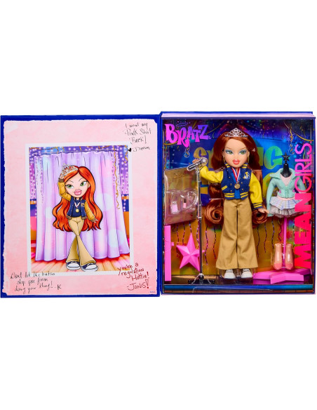 Bratz x Mean Girls Spring Fling Doll Cady - Muñeca de Moda Coleccionable con 2 Conjuntos
