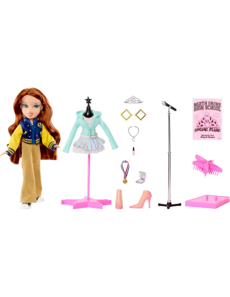 Bratz x Mean Girls Spring Fling Doll Cady - Muñeca de Moda Coleccionable con 2 Conjuntos