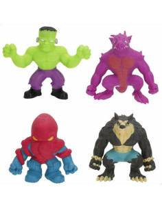 Stretcherz: Pack 4 Figuras Estirables de Monstruos