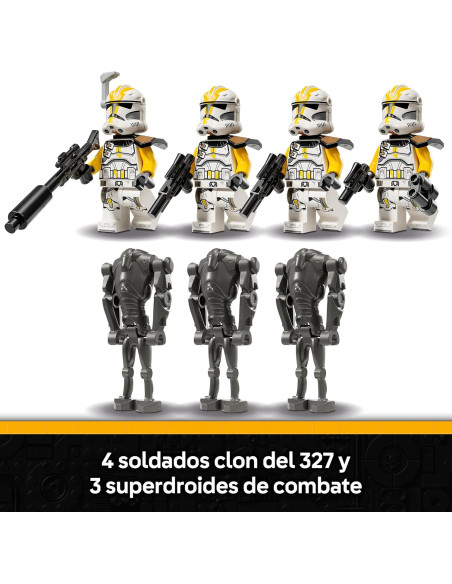 LEGO Star Wars 75431 Pack de Combate: Soldados Clon del 327 Cuerpo Estelar 