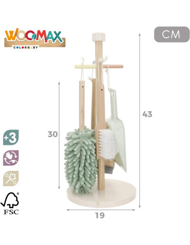 Set de Limpieza de Madera, con mopa, Cepillo,...