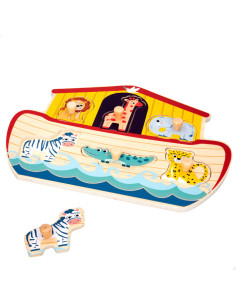 Puzzle madera arca noe 28x22 cm