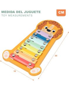 WOOMAX - Xilófono de Madera Infantil 2