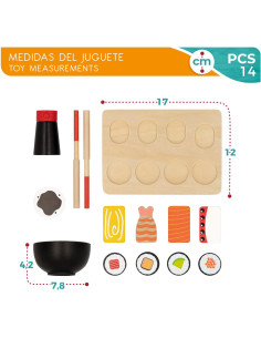 Comida Sushi Madera, Juguetes de Alimentos 2