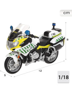 Maqueta Moto BMW R 1200, Juguete Miniatura Guardia Civil,... 2