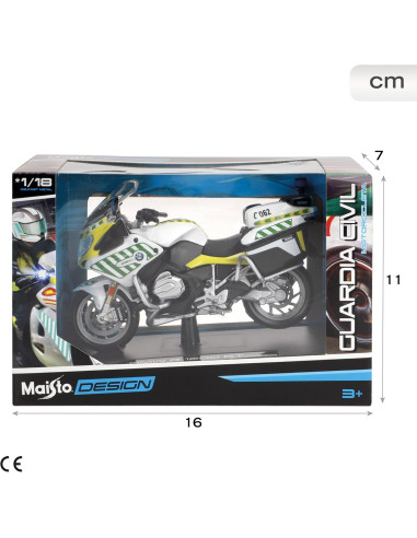 Maqueta Moto BMW R 1200, Juguete Miniatura...