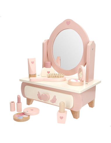 Tocador de Madera, con Espejo, Peine,...