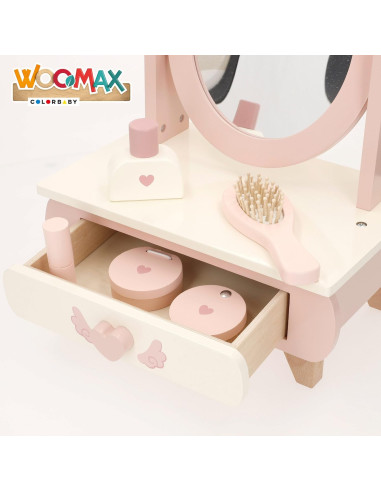 Tocador de Madera, con Espejo, Peine,...