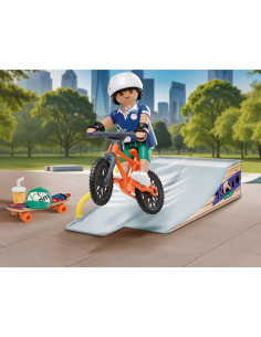 PLAYMOBIL 71798 Skateboard con rampa 2