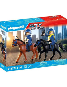 Playmobil 71877 City Action Escuadrón Policial a Caballo