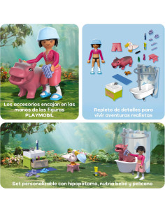 PLAYMOBIL 71852 | Animals & Friends | Diversión acuática... 2