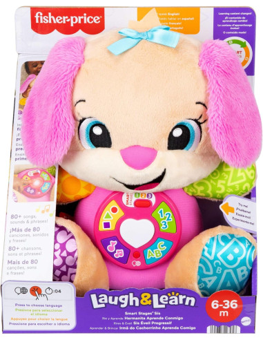 Perrita con Smart Stages Peluche musical de...
