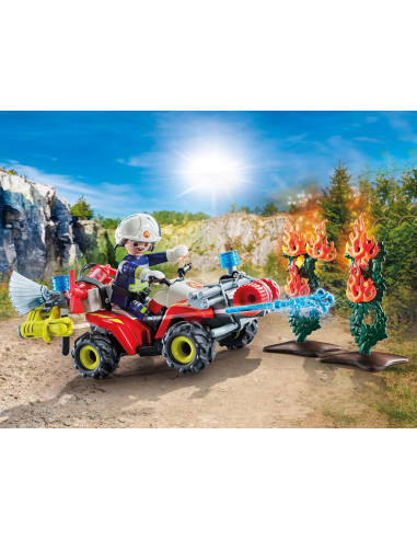Playmobil 71825 Quad De Bomberos
