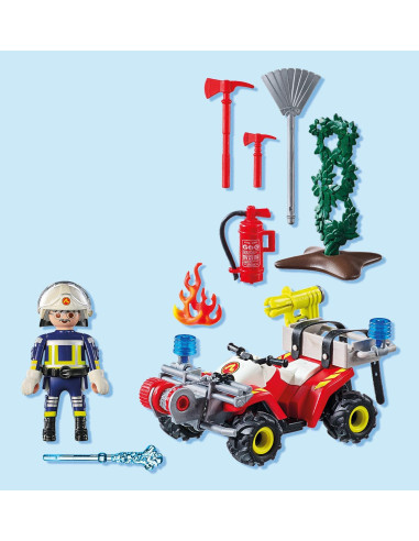 Playmobil 71825 Quad De Bomberos