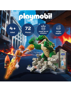 PLAYMOBIL 71831 | Heroes | Enfrentamiento con el Lagarto... 2