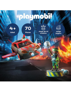 PLAYMOBIL 71832 | Heroes | Vehículo multifunción de los... 2
