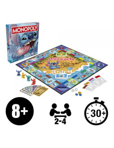 Juego de mesa monopoly stitch 2