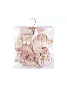 Conjunto Muñeca 42 cm Bufanda, Chaqueta Con Capucha y... 2