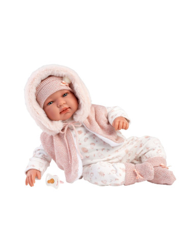 Tina Recien Nacido 44 Cm Pelele Rosa Con...