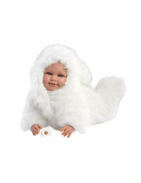 Muñeco Luka Sonrisas Buzo Blanco 45 cm con Sonidos