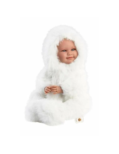 Muñeco Luka Sonrisas Buzo Blanco 45 cm con Sonidos