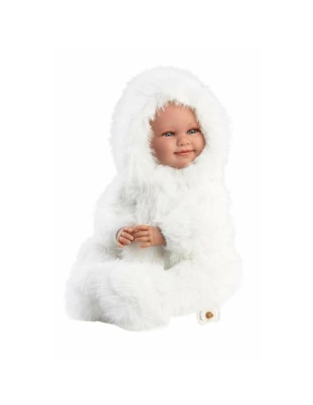 Muñeco Luka Sonrisas Buzo Blanco 45 cm con Sonidos