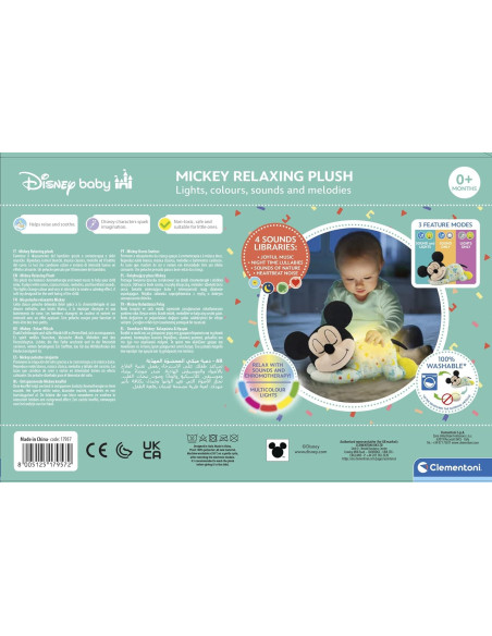 Peluche relaxante de Mickey Mouse Dulces Sueños