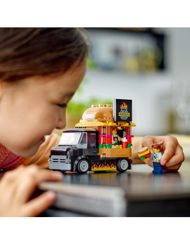 LEGO City Camión Hamburguesería, Food Truck de...