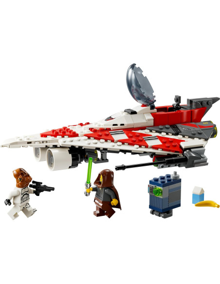LEGO 75388 Star Wars Caza Estelar del Jedi Bob, Maqueta de Nave