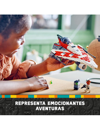 LEGO 75388 Star Wars Caza Estelar del Jedi Bob,...