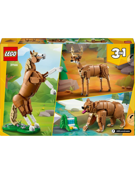 LEGO Creator 3 en 1 Caballo Noble de Juguete - Set con Animables Transformables