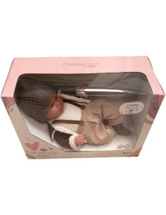 Muñeca Modelo Elegance Irio Marrón 45cm 2