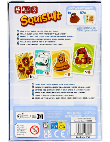 Squishit Juego de Cartas para familias 