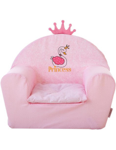 Sofá Princesa Corona Niña Niños 3+ Años Poliéster