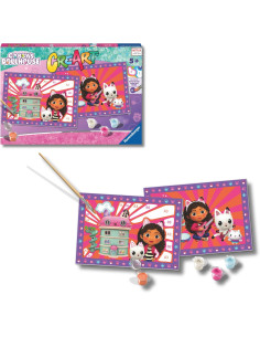CreArt Serie Junior: Gabby´s dollhouse, Kit para Pintar...