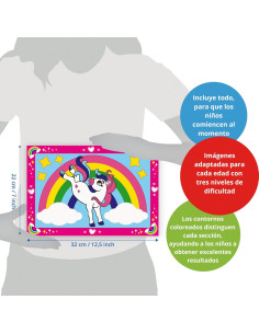 Creart Junior: Ponis Mágicos | Pintar por Numeros Niños |... 2