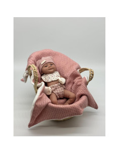 Reborn Silicona Vera Capazo Rosa