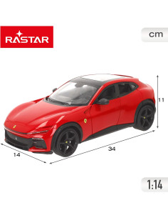 Coche RC Ferrari Purosangue, Escala 1:14, Réplica Mando... 2