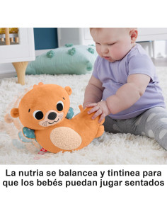 Fisher-Price Nutria 2 en 1, Peluche que se balancea y... 2