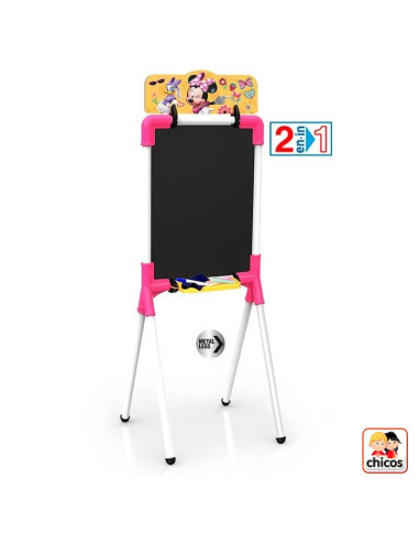 Pizarra Caballete Minnie Reversible