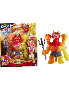 Goo Jit Zu King Hydra Lava Fury - Héroe Estirable