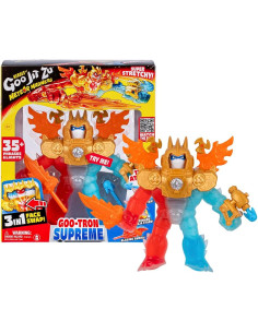 Figura Goo Jit Zu Gootron Supremo con luz y sonido