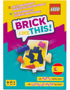 Asmodee ¡Brick Like This! El Juego Oficial de Lego