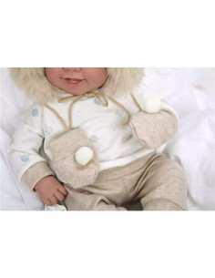 Muñeca Bebé Elegance Zoe Beige de 45 cm. con Manoplas 2