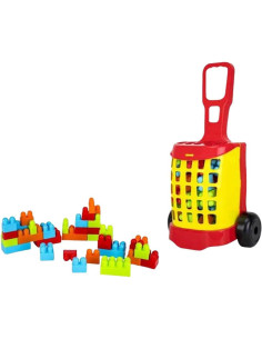 Carro Trolley Grande Con 32 Bloques