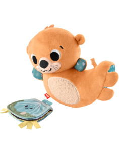Fisher-Price Nutria 2 en 1, Peluche que se balancea y...