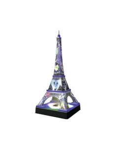 Puzzle 3D Torre Eiffel Disney Noche 2