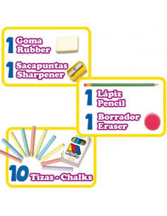 Molto Design Studio Pupitre y Pizarra Rojo 2