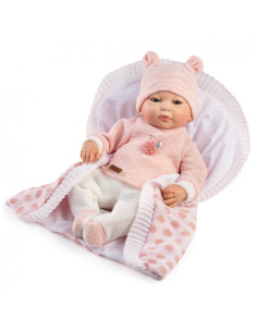 Muñeca Reborn Prematuro Lea Pintada a Mano 38 cm 2